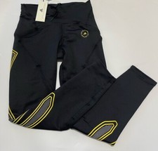 ADIDAS BY STELLA MCCARTNEY TRUEPACE RUNNING LEGGINGS BLACK HG6861 SIZ SMALL UK10