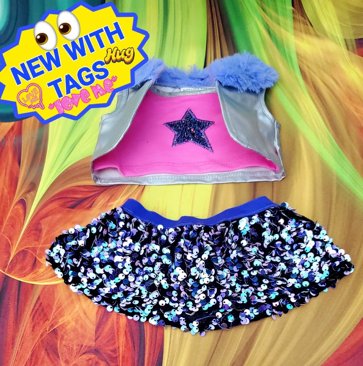 Sequin skirt cheap outfit vest