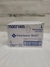 1000 Prime Source SELECT Food Service Glove Clear LARGE Blown Poly 
