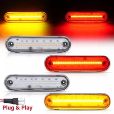 LED Front Rear Side Marker Lights Clear For Mazda Miata 1990-1997 MX-5 1999-2005