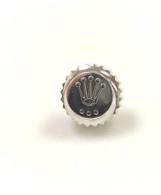 Genuine Rolex 24-703-0 Stainless Steel 7mm Crown Submariner 16800 16610 #123