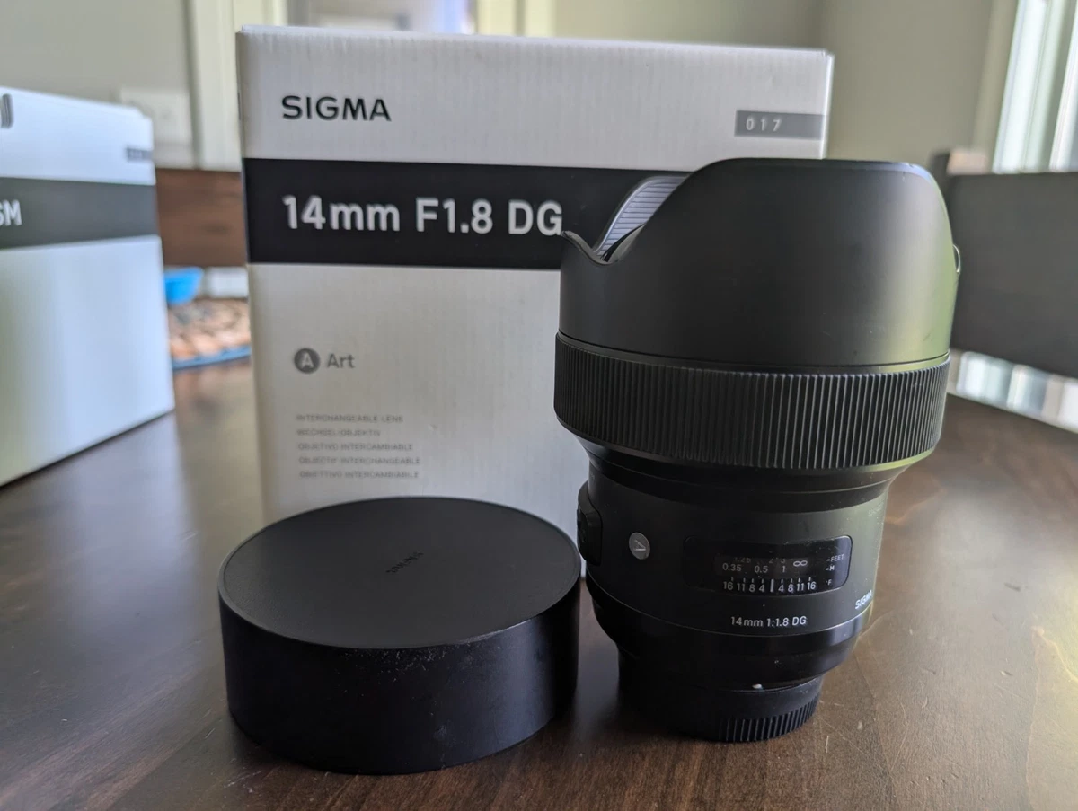 Sigma Art f/1.8 Camera Lenses 14mm Focal for sale | eBay