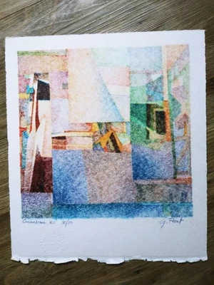 LITHOGRAPHIE ORIGINALE - Signée & Numérotée    *  Georges POINT   * - Photo 1/4