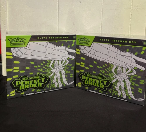 Pokemon TCG: Perfect Order Factory Sealed Elite Trainer Box Lot of 2