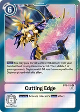 Foil Cutting Edge BT6-110 R Double Diamond Digimon TCG