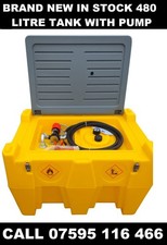 Brand New In Stock 480L Portable Diesel Fuel Tank With 12V Pump Petrol Ad Blue