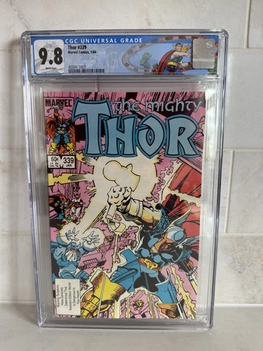 Thor # 339 Marvel CGC 9.8 High Grade Beta Ray Bill 1st Stormbreaker High Grade!