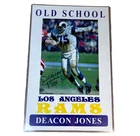 Deacon Jones, Autographed "Old School" 11.5x 17.2 in Poster in Protecter w/COA