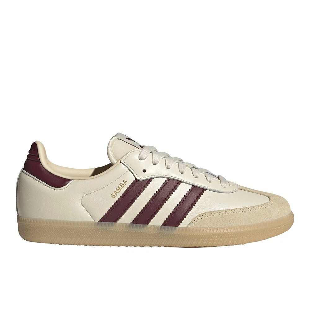 Adidas Samba OG Wonder White Shadow Red Gum for sale | eBay