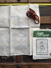 Vintage Paragon Needlecraft Sampler Kit “When I Grow Up” #617 Nurse Embroidery