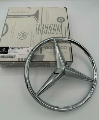 Mercedes-Benz Chrome Star Radiator Grille Emblem 206mm A0008172116