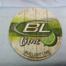 2008 Bud Light Lime BL Lime beer coaster