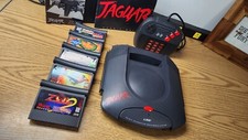 Rare Atari Jaguar Console, 5 Games, 1 Control...
