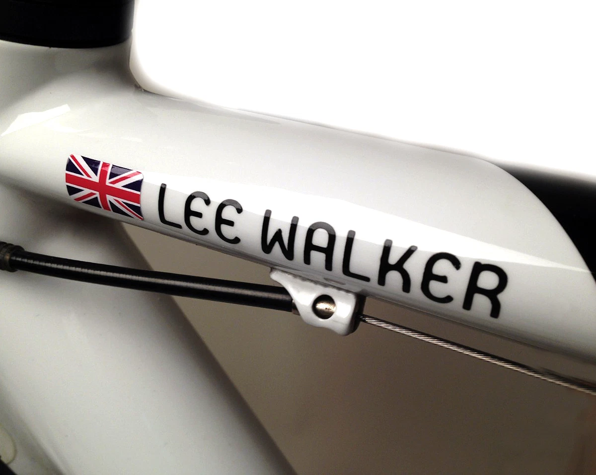 Cycling hotsell name stickers