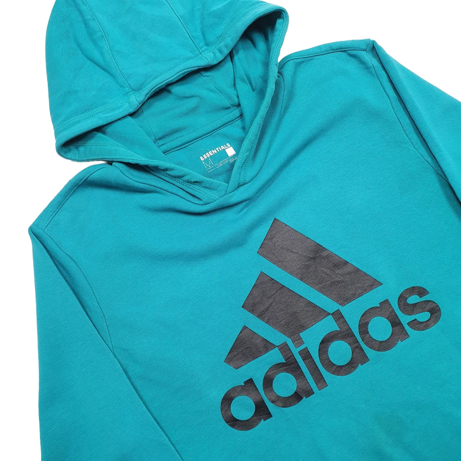 ADIDAS Hoodie Cotton Jumper Sweatshirt Mens M image 2