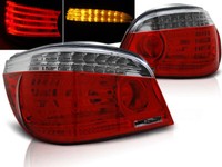 LED RüCkleuchten Heckleuchten FüR BMW E60 Limo Bj. 2003-2007 Rot/Chrom