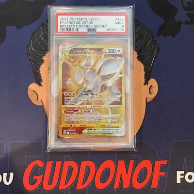PSA9 2022 ポケモン アルセウス VSTAR PSA MINT PSA 9 MINT 2022 Pokemon Brilliant Stars ARCEUS VSTAR #184 Full Art