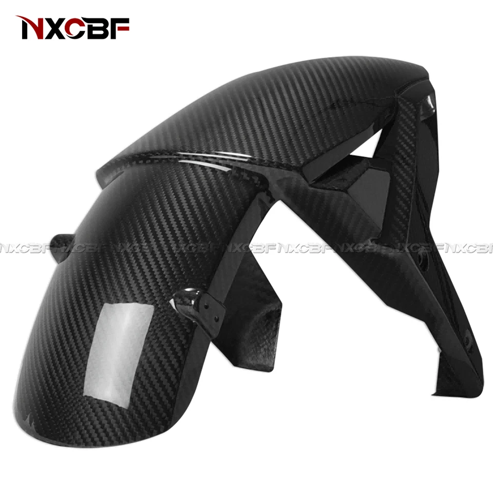 For 2015-2024 Kawasaki Ninja H2R Carbon Fiber Front Fender Mud Guard Hugger - Image 4 of 4