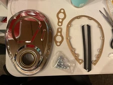 Timing Chain Cover Kit with Gasket Bolts for Chevy Engines 283 327 305 350