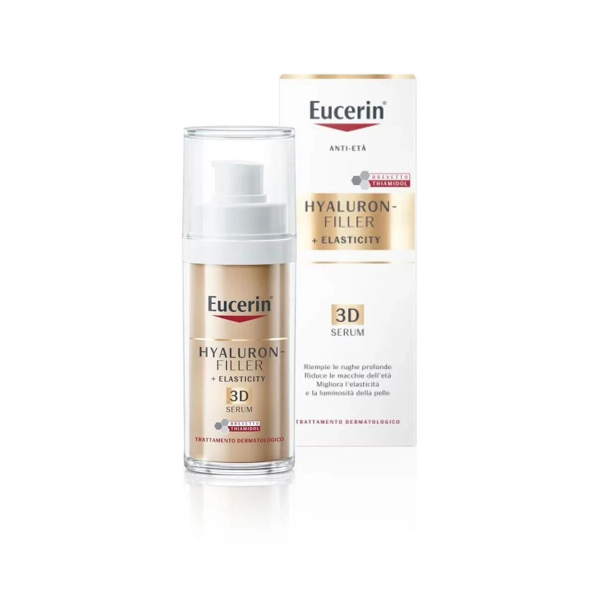 Eucerin Siero 3D Hyaluron-Filler + Elasticity 30ml | Anti-Macchie Viso