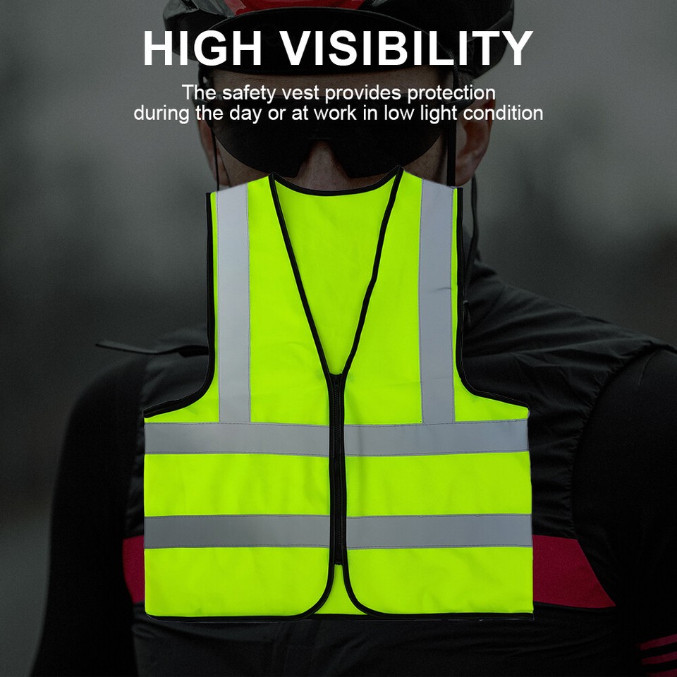 Security Reflective Vest High Visibility Vest for Outdoor Traffic