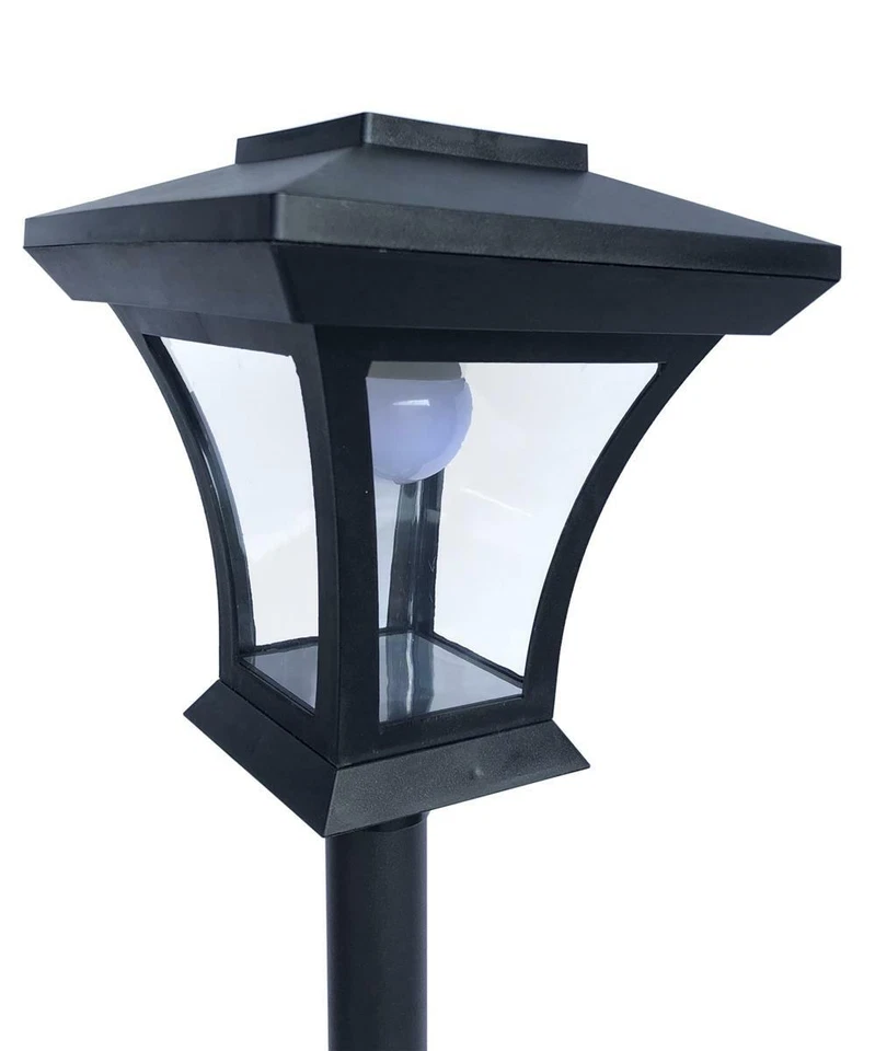 Solar LED Laterne Gartenlaterne Retro Gartenleuchte Terrasse Solarleuchte außen - Bild 3 von 4