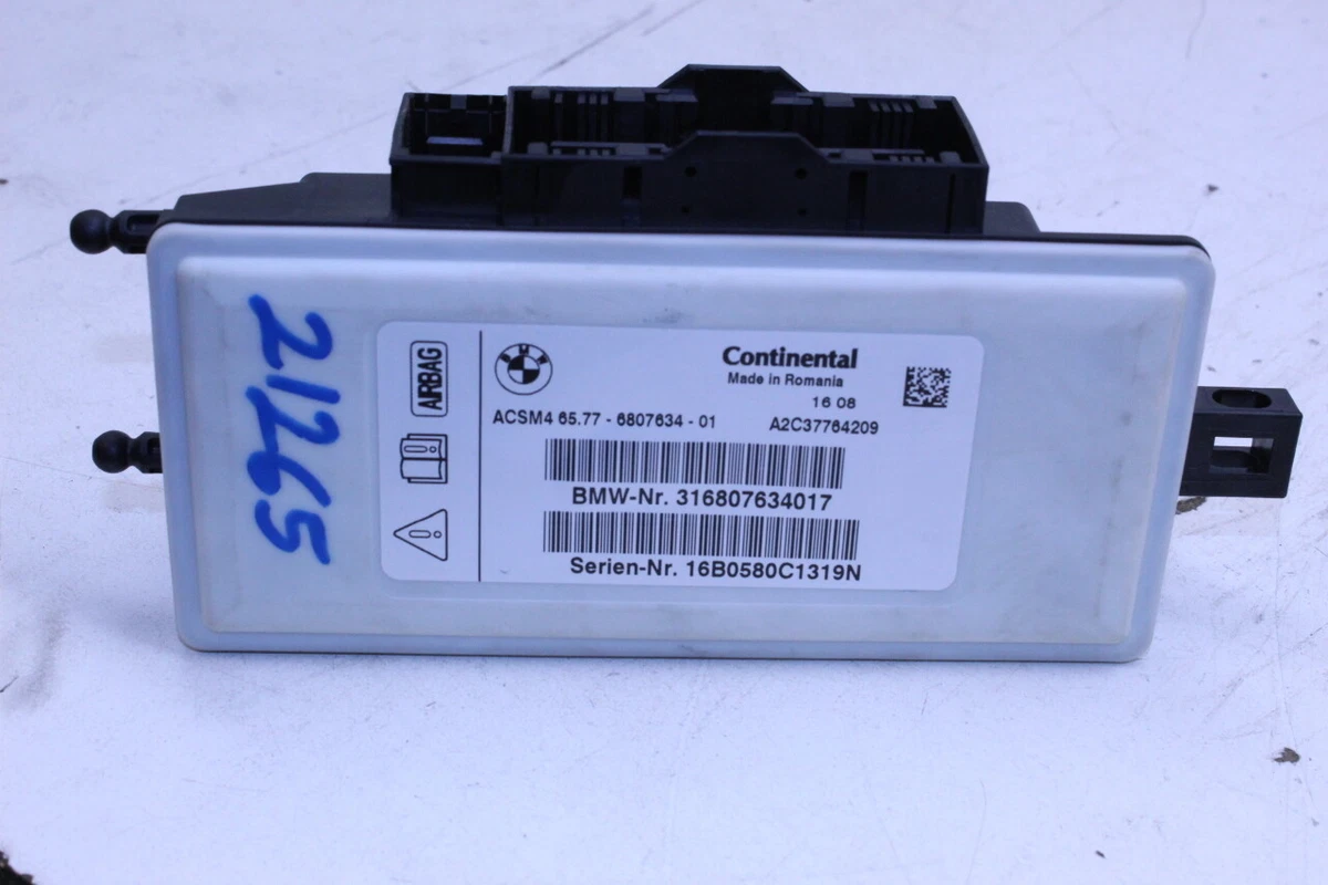 2017 BMW X3 SRS Crash Impact Control Module | eBay