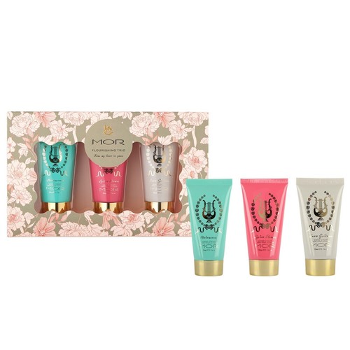 MOR Hand Cream 3 x 50ml - Snow Gardenia / Bohemienne / Lychee Flower Hand Cream - Picture 2 of 3