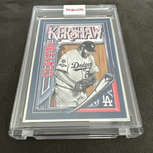 2021 Topps Project 70 Clayton Kershaw Artist Proof /51 Mister Cartoon #207