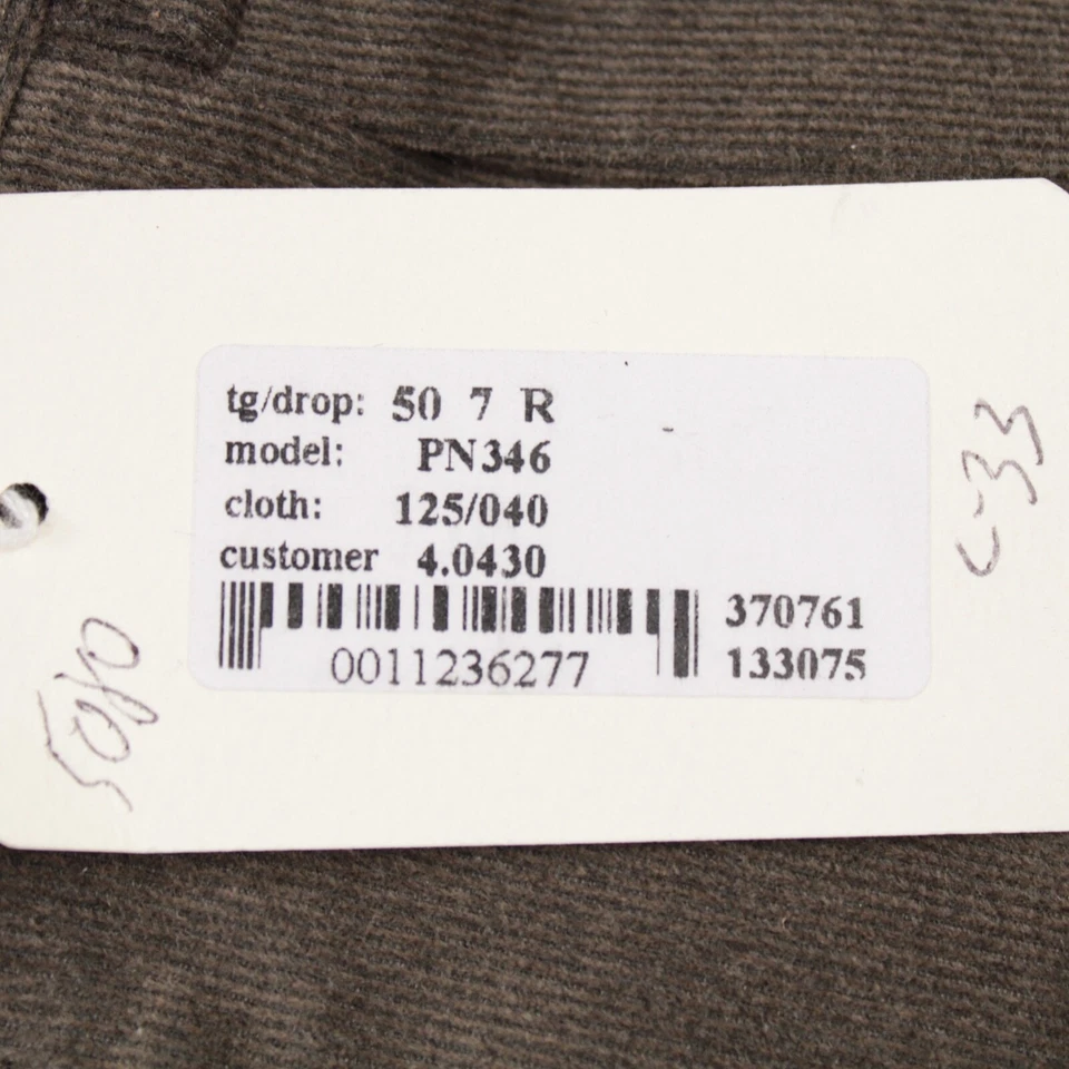 Pantalones chinos/informales Belvest nuevos con etiquetas talla 50 34 mezcla de algodón marrón liso EE. UU. Foto 4 de 4