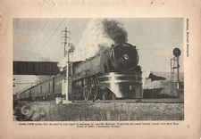 4-8-4 Northern U-4a Class CNR #3003 Is Seen In Montreal Canada Vtg Mag Excerpt