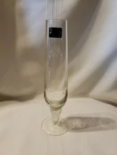 Vintage 1930s - 40s Toscany etched Crystal Bud Vase