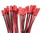 4 Pairs Premium JST BEC LED 2Pin Male Female 30cm Cable Lipo Battery 20AWG RC