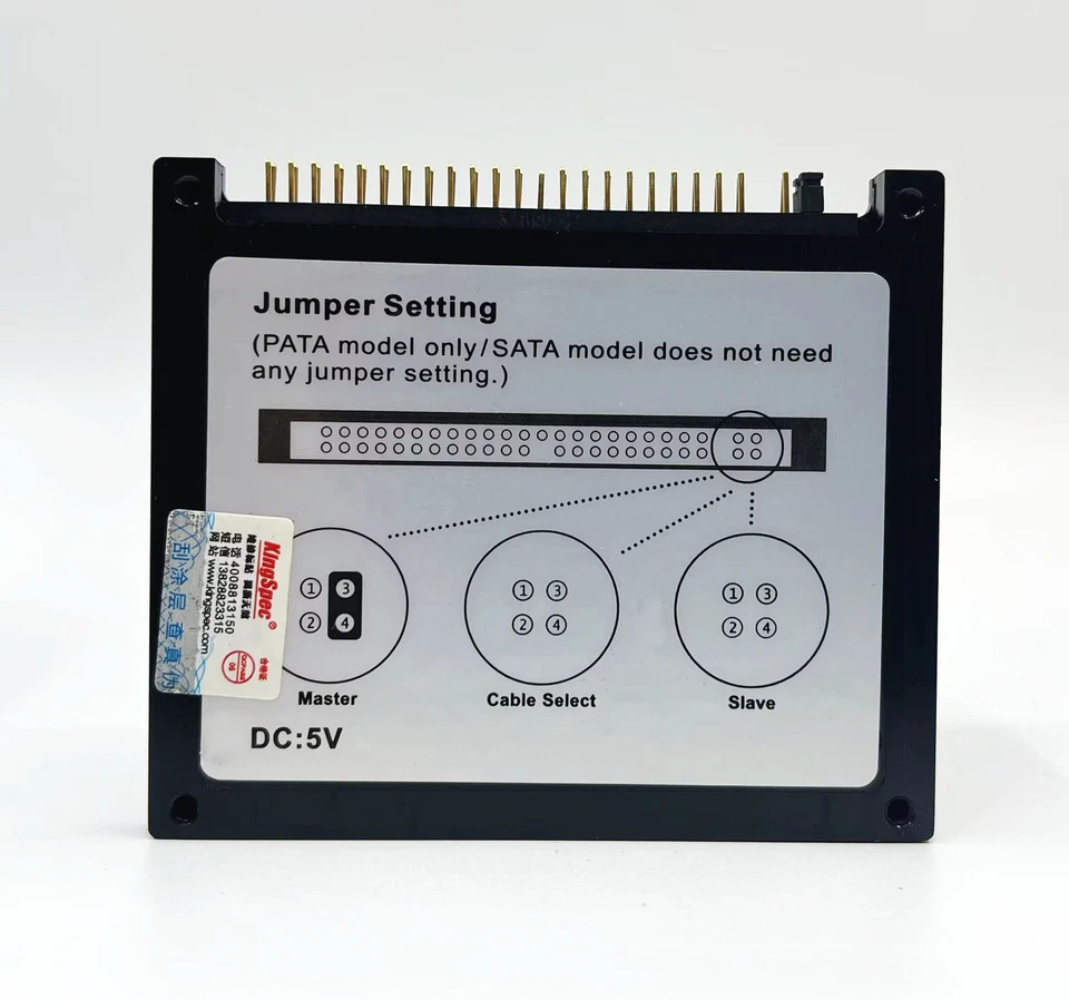 KingSpec KSD -PA18.6-XXXMS 1.8" 64GB IDE SSD flash memory - Image 2 of 4