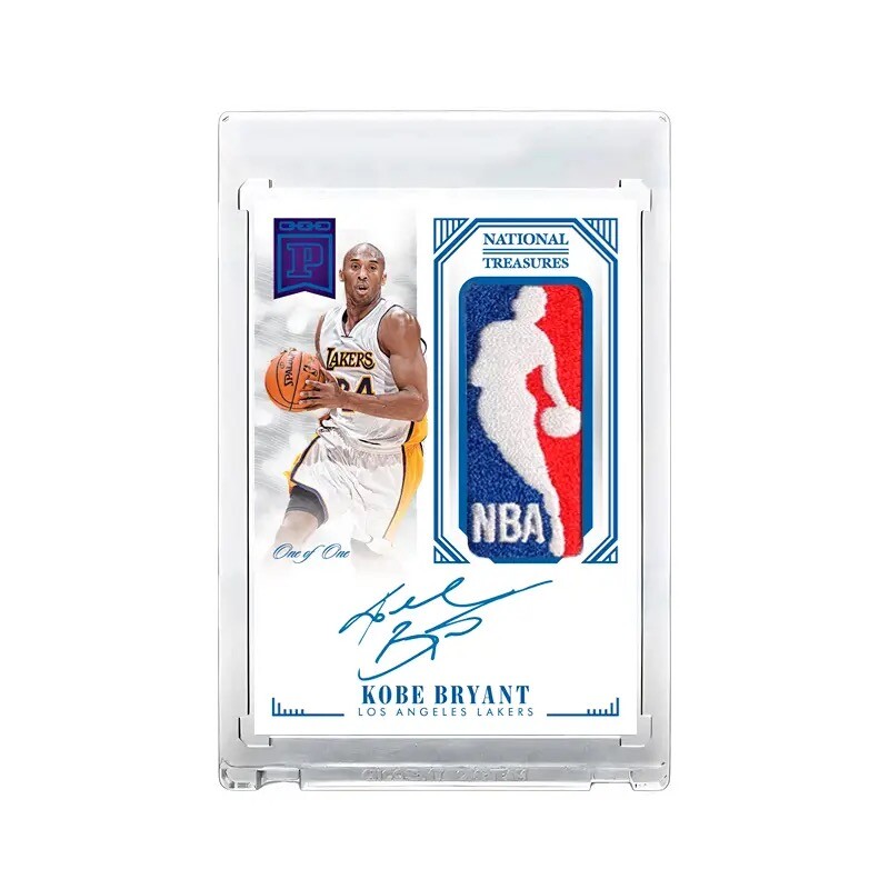 National Treasures Logoman Kobe Bryant Autographs Signed Jersey Star Card