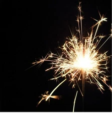 1 sheet Scrapbook Paper SPARKLER Sugar-Tree SU99 Single sided July 4th Fireworks