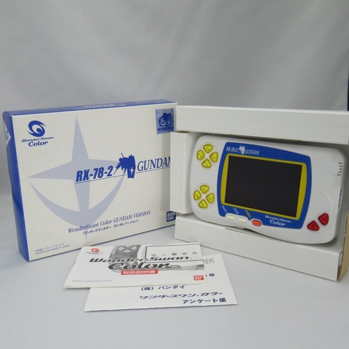 WonderSwan Color Gundam Version with Box and Manual [WonderSwan Color Bandai] - Picture 1 of 11