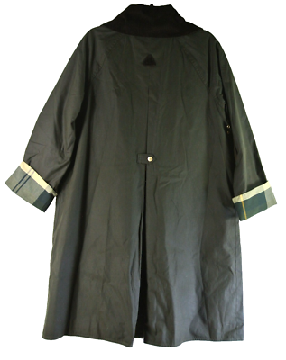 NEW BARBOUR Ebberston Waxed-Cotton Jacket Size 8 in Dark Green