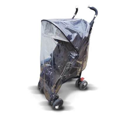 COVERANDCARRY Rain Cover For The Maclaren XLR, Made In The UK from Supersoft Clear PVC