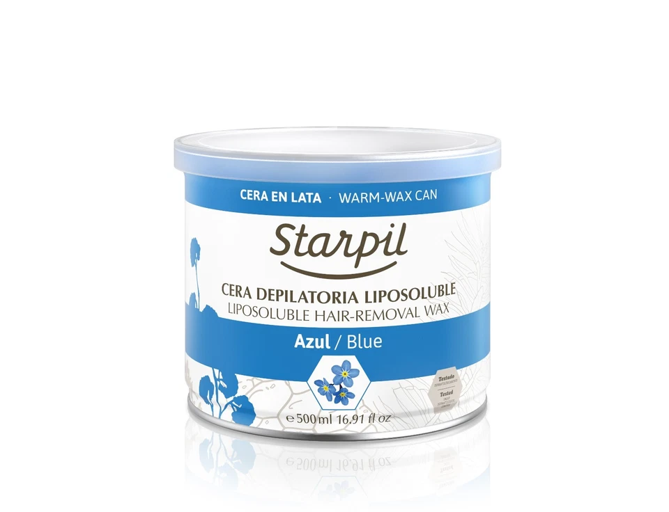 Strip Wax Blue Azulene Wax Starpil, Tin 500 ml