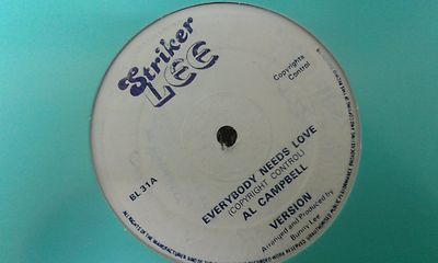 Al Campbell , Everybody Needs Love, Cornell Campbell , Come To Me Softly, 12''...