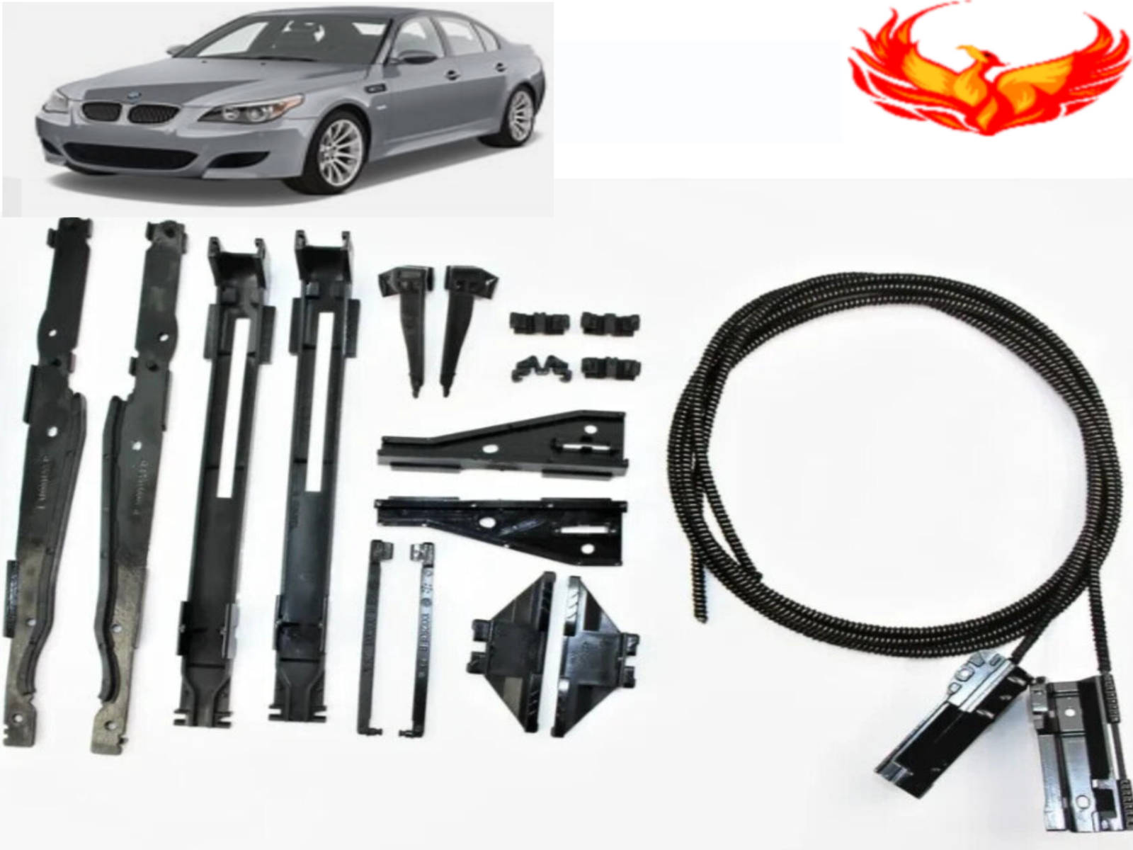 Fits 20032010 BMW 5 Series E61 Panoramic Sunroof Cables & Runner