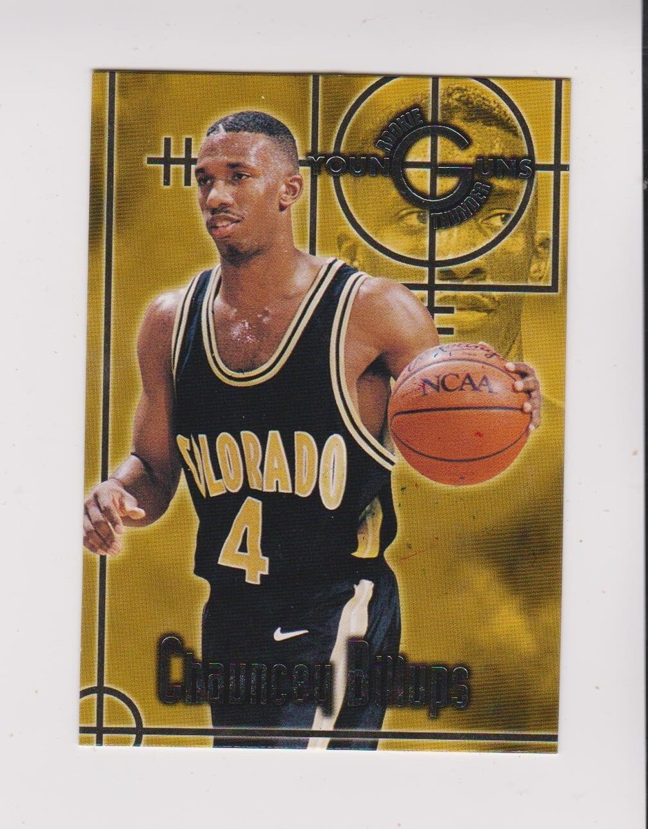 1997 Wheels Young Guns #YG1 Chauncey Billups rookie card, Detroit