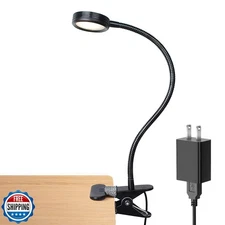 LEPOWER Clip on Light/Reading Lights/Book Light/Desk Lamp Color Changeable/Ni