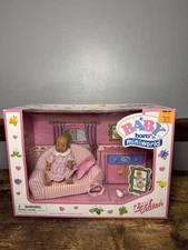 Zapf My mini  Baby Born Miniworld couch & dresser set w/baby