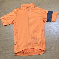 RAPHA Proteam Orange Short Sleeve Cycle Jersey with Back Pocket - Used