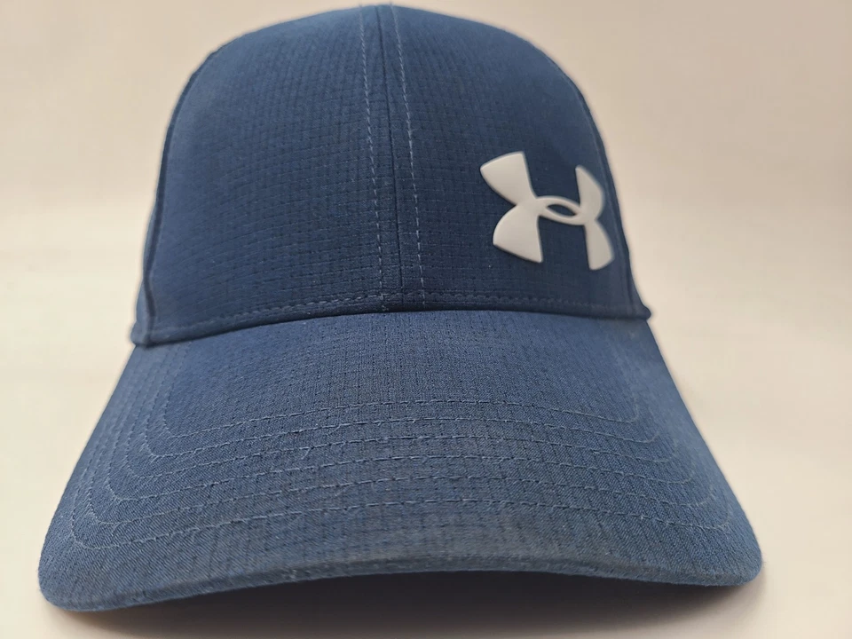 Under Armour Flex резинке (кажется, M-L) шляпа крышка полиэстер гольф папа мужчин женщин синий - Изображение 2 из 4