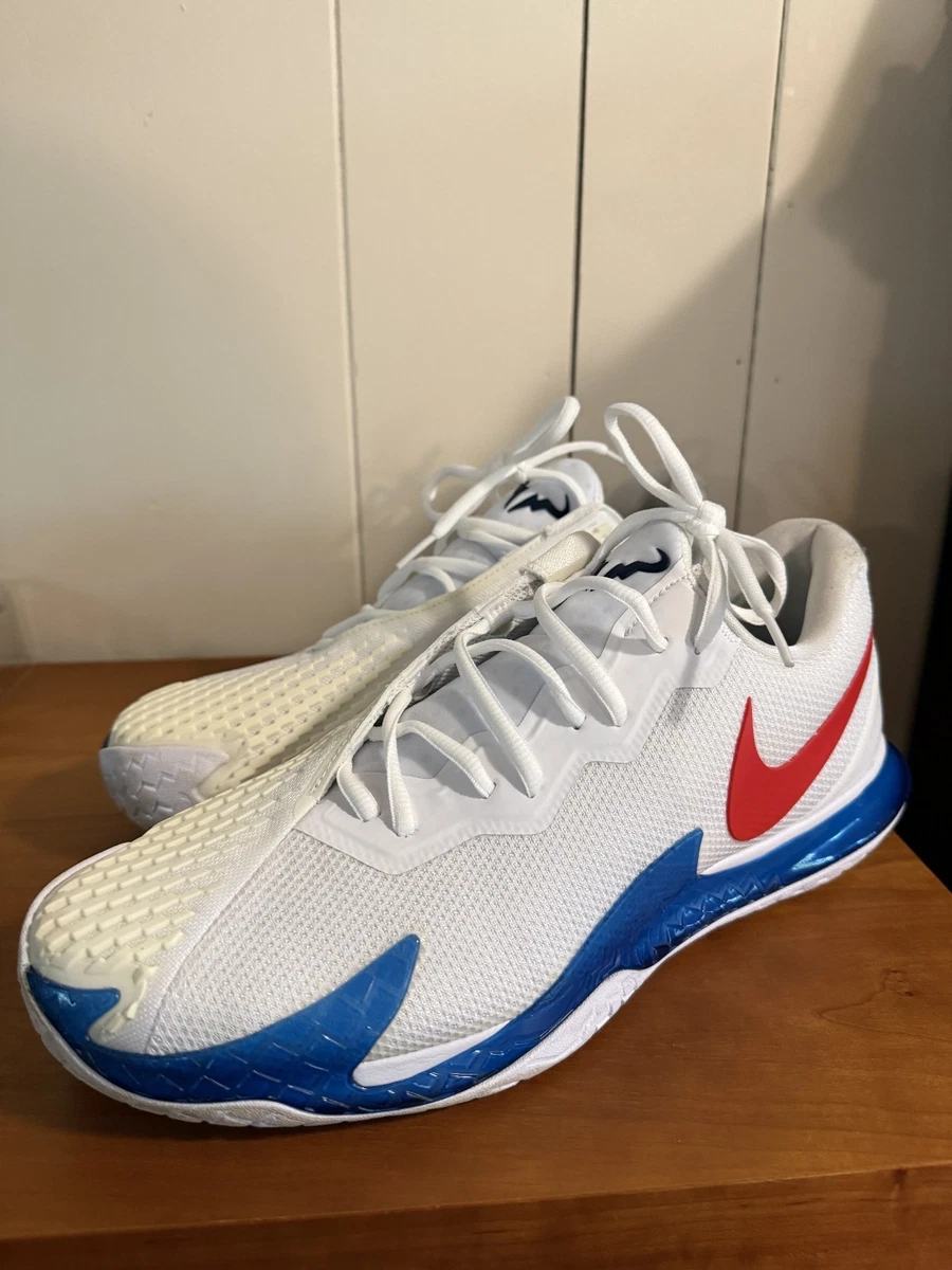 NikeCourt Zoom Vapor Cage 4 Rafa White Binary Blue Red for Sale