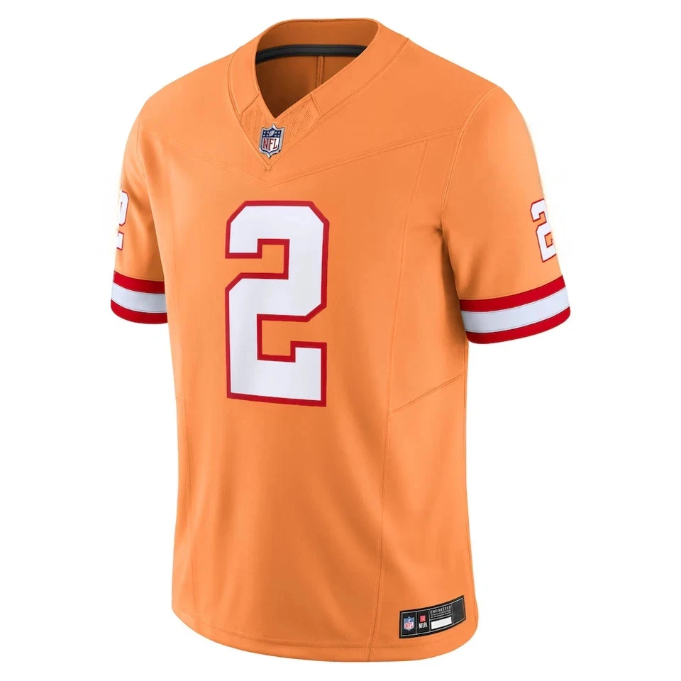 NWT Men's Buccaneers 2025 Orange Retro Game Jersey