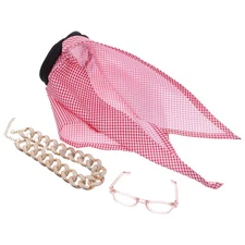 Dubai Headscarf Clothing Dog Chain Necklace Bandana Triangle Clothes